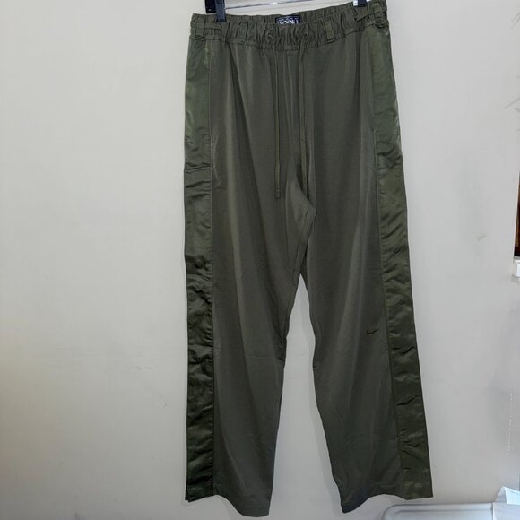 Nike Air Devin Booker Dri-FIT Tear Away Pants Olive Mens L-Tall HJ3899-222 NEW - Picture 2 of 16